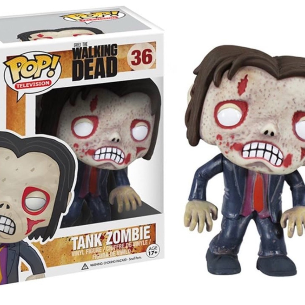 Funko The Walking Dead Vinyl Figure with Red and Brown Accents